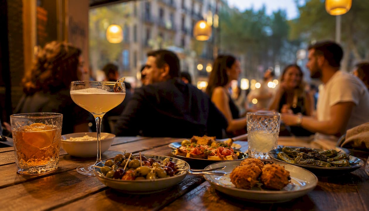Terraza de tapas para el afterwork en pleno Eixample