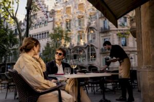 Terraza cerca de Casa Batlló