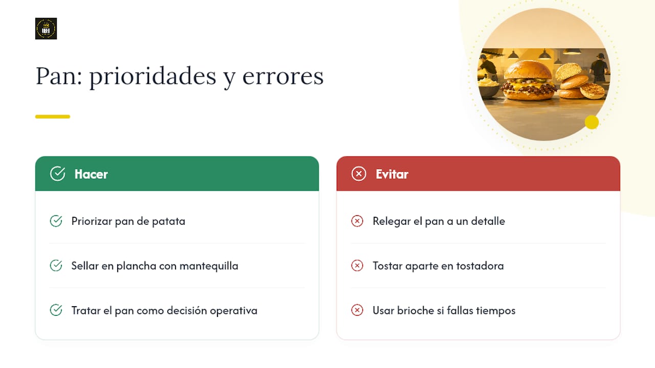 Lo que la mayoría pasa por alto sobre el pan en una smash burger — overview diagram
